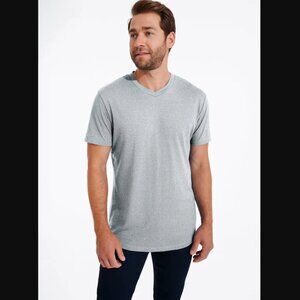 Swet Tailor NEW NWT Mens 2XL Heather Gray Softest V Neck Tee T Shirt‎ Athletic